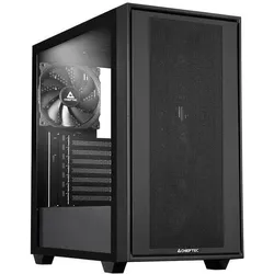 Chieftec Night Hunter GS-03B-BLK-OP (schwarz, Tempered Glass) (ATX, mATX, Mini-ITX), PC Gehäuse, Schwarz