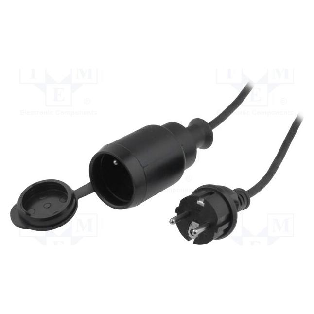 Elektrisches Verlängerungskabel RR PS-170G IP44 (10 m, CEE 7/7) (46621)