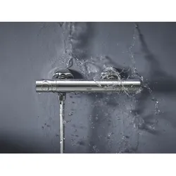 Grohe Grohtherm 800 Cosmopolitan Brause-Thermostat 34765000 chrom, DN 15, Wandmontage