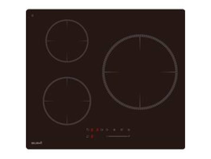 BELDEKO Plaque Induction 3 Feux 6500W Feu XL 280 mm - Marque Française