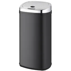 Kitchen Move Automatischer Edelstahl-Mülleimer LARGO schwarz 42L Edelstahl Schwarz