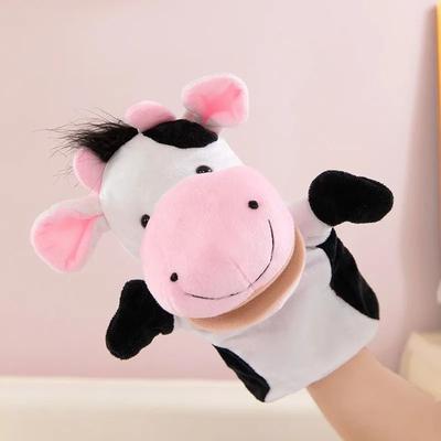 Useful Little Things Cartoon Hand Finger Puppets Set cow