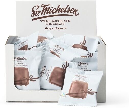 Sv. Michelsen Marcipan M. Mørk Chokolade, 50x10 G