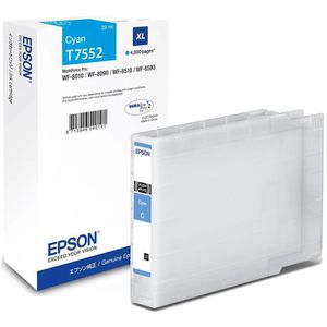 Epson Tinte T7552 XL cyan, 39ml, 4000 Seiten