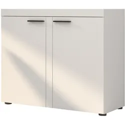 SIDEBOARD RITMO 97x40x82 cm mit 2 Türen Weiß