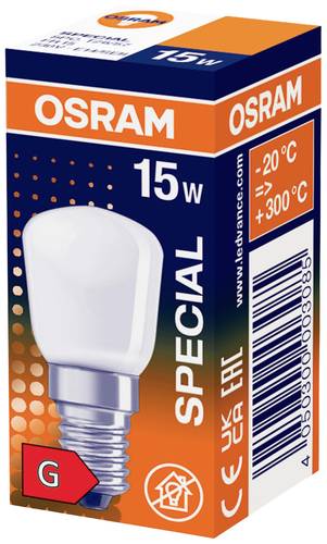 OSRAM HOMELIGHTING Backofenlampe EEK: G (A - G) 57 mm 230 V E14 15 W Spezialform 1 St.