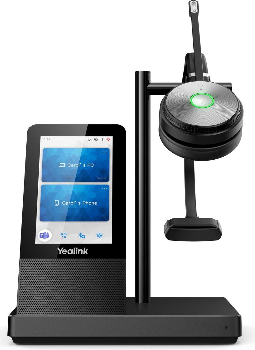 Yealink WH66 Mono UC, Kabellos, Büro/Callcenter, 20 - 20000 Hz, 80 g, Kopfhörer, Schwarz