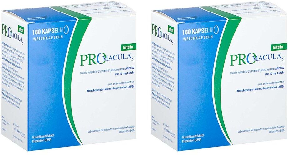 PRO MACULA lutein bei Makuladegeneration 2x180stk