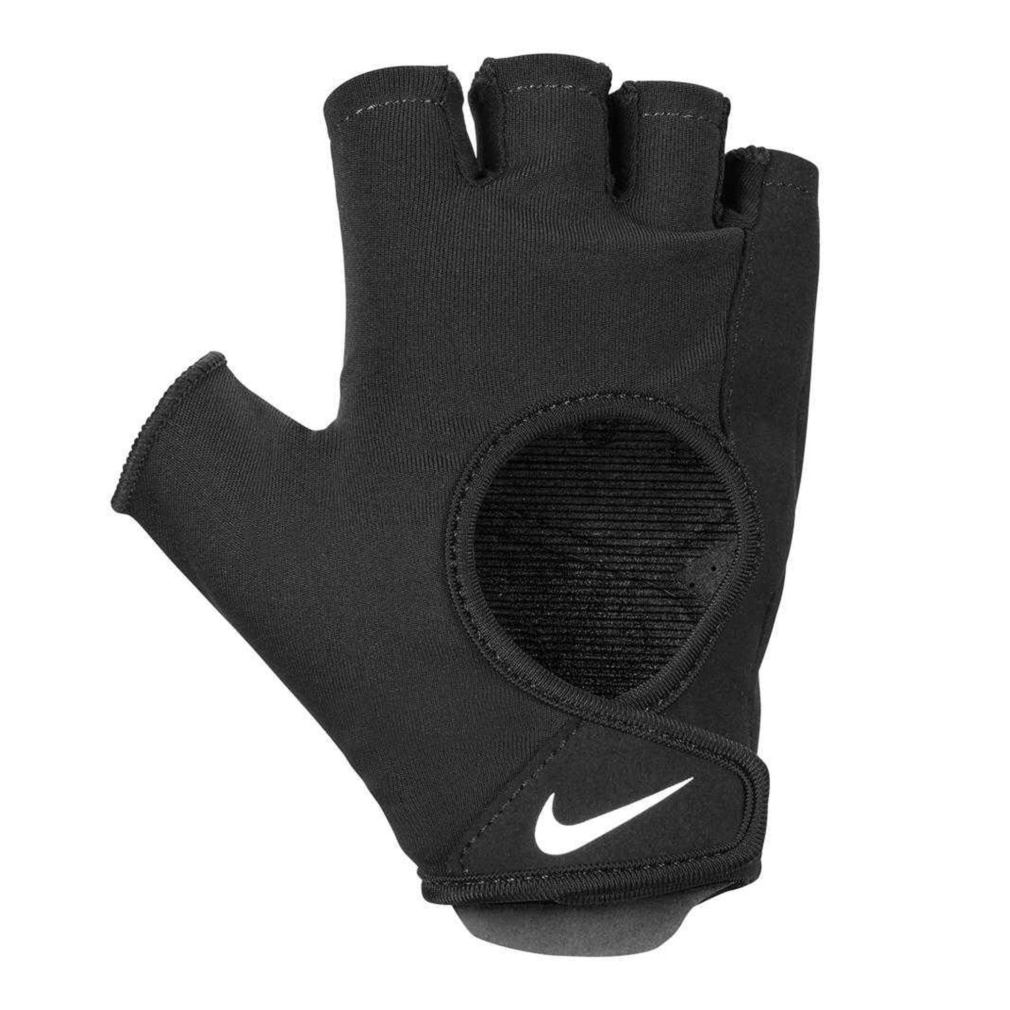 Nike - Damen 2024 - Fingerlose Handschuhe "Vapor Elite", Fitness - Nylon, Polyurethan, Polyester, rPET (Recyceltes Polyethylen-Terephthalat), PU, Spandex, Schaumstoff mit niedriger Dichte (Schwarz)