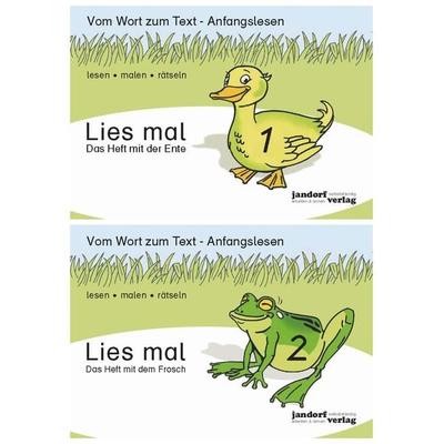 Lies mal - Hefte Band 1 und Band 2 (Paket), Set von Peter Wachendorf, Jandorfverlag KG, 978-3-939965-74-9