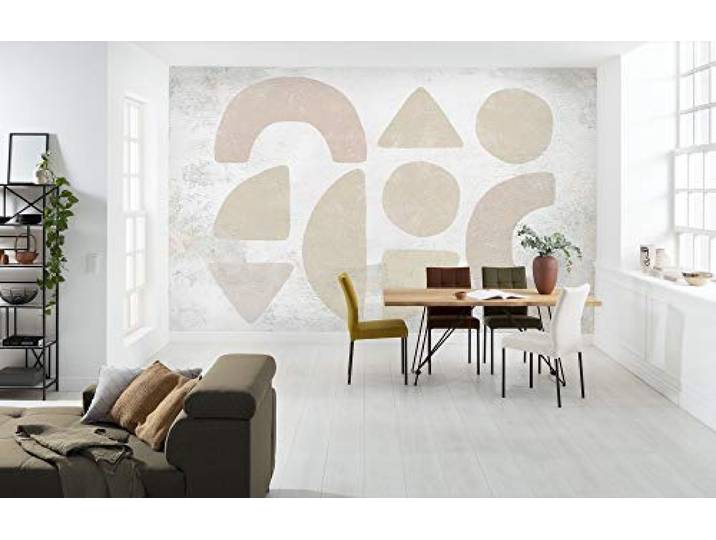 Komar Vlies Fototapete Impasto - Wohnzimmer, Schlafzimmer, Dekoration, Tapete, Größe: 400 x 280 cm (Breite x Höhe) - 8 Bahnen - Bahnbreite 50 cm