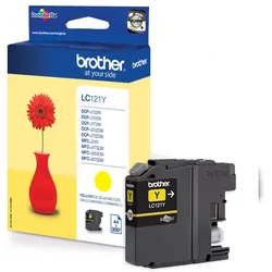 Brother LC-121Y / LC-121YBP Tinte gelb