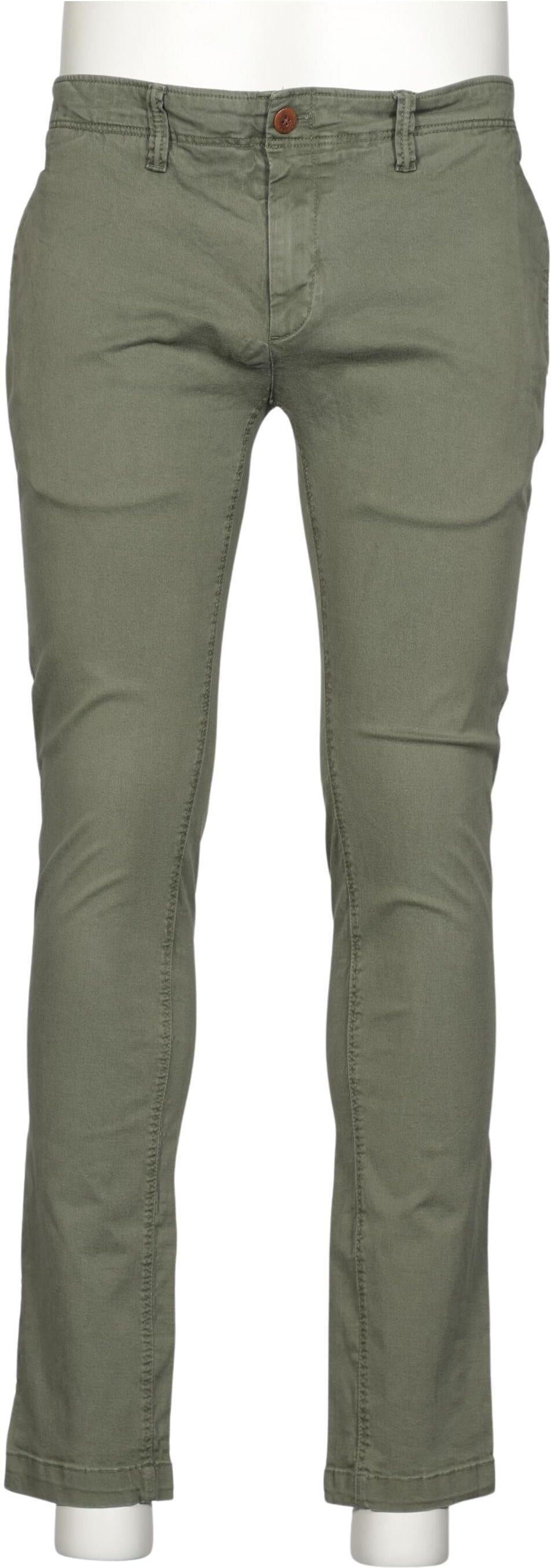 Tommy Jeans Herren Stoffhose, Grün, Gr. W35, kein / Etikett - Second Hand
