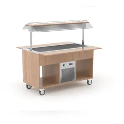 Mobiltherm Kaltbuffet 405204-U, Modell Palma 4K, 4 x 1/1 GN, fahrbar