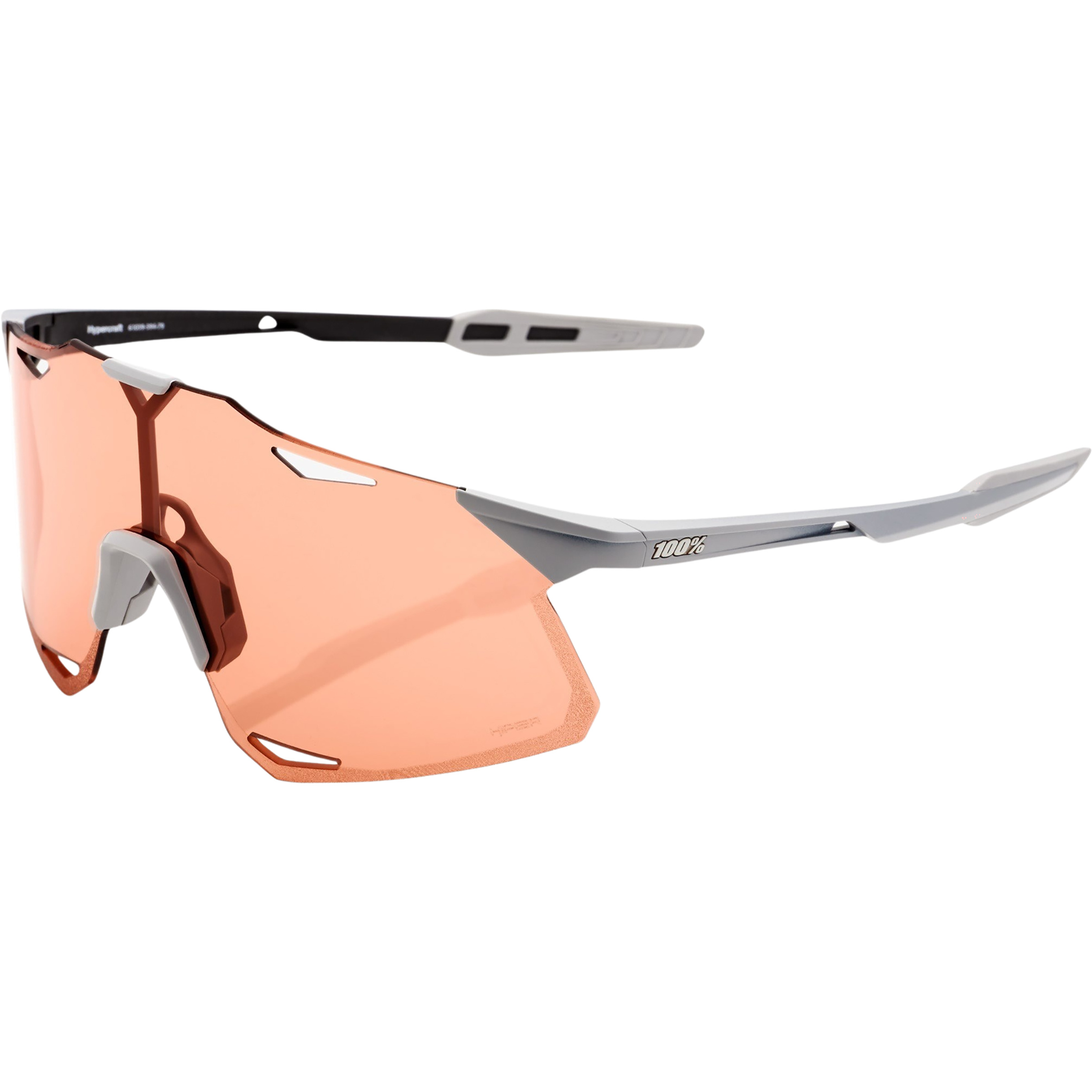 100% Hypercraft Hiper Sportbrille Sportbrillen & Sportsonnenbrillen grau Camping