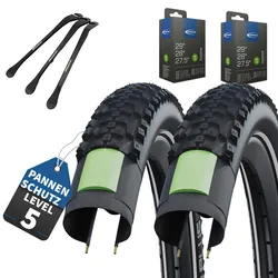 2x Schwalbe Reifen Smart Sam Plus 29 x 2,10"(54-622) Draht Reflex + AV + Reifenheber