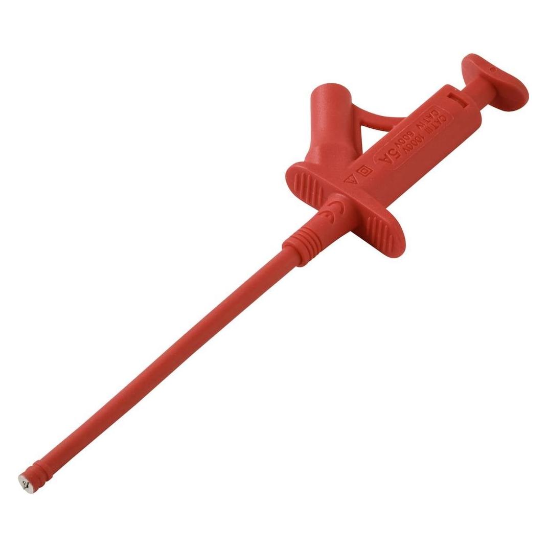 Voltcraft MSK-120 rot Sicherheits-Klemmprüfspitze CAT IV 600 V, CAT III 1000 V (VC-17155655)