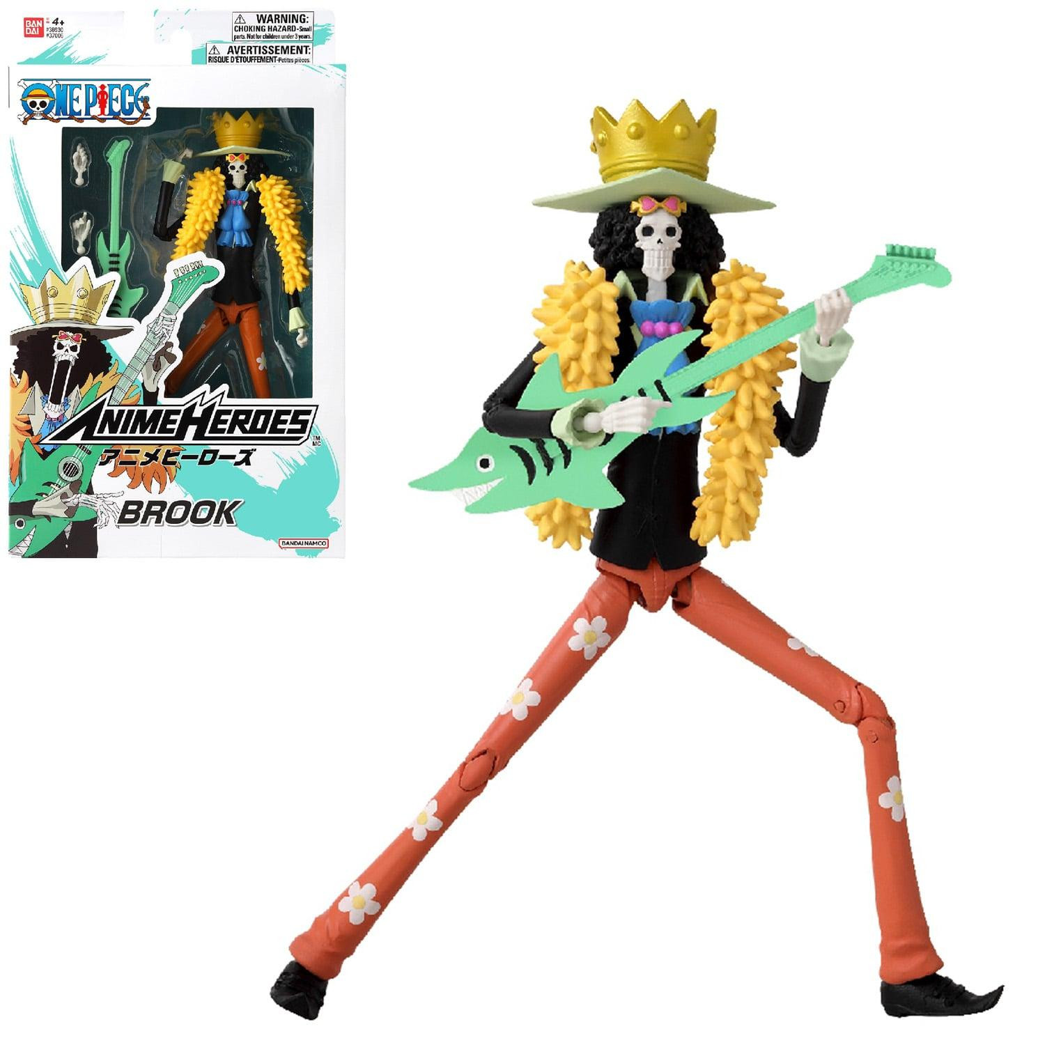 Bandai Anime Heroes One Piece Brook figuur - 17 cm