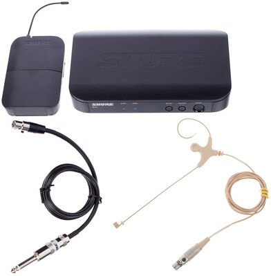 Shure BLX14 S8 EarmiKe D Bundle Beige