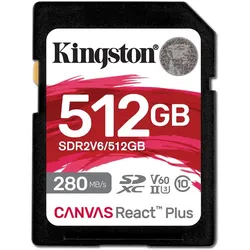 Kingston Canvas React Plus Speicherkarte 512 GB