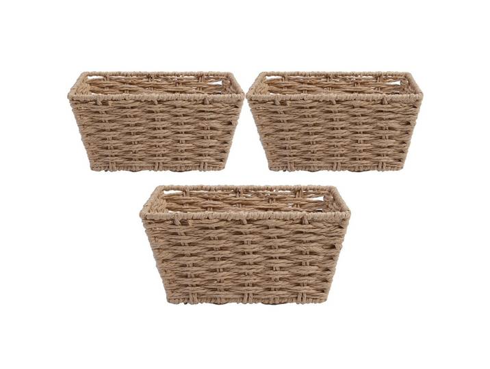 Lot de 3 paniers de rangement