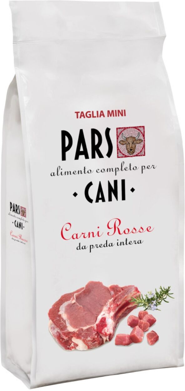 Pars Crocchette Carni Rosse MINI da Preda Intera per Cani di Piccola Taglia