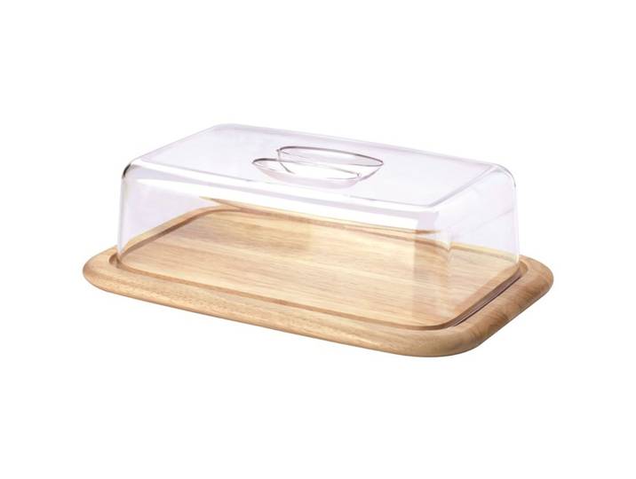Käseglocke Continenta natur/transparent Holz/Kunststoff B 38.5 cm - Käseglocke