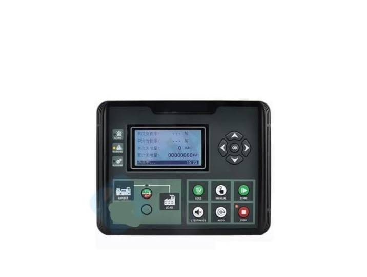 Generator-Controller-Panel Passend for DC50D MK3 DC52D 3,5-Zoll-LCD-Bildschirm DC8-36V Weitspannungs-USB-RS485-Schnittstelle 220x160mm Ausschnitt