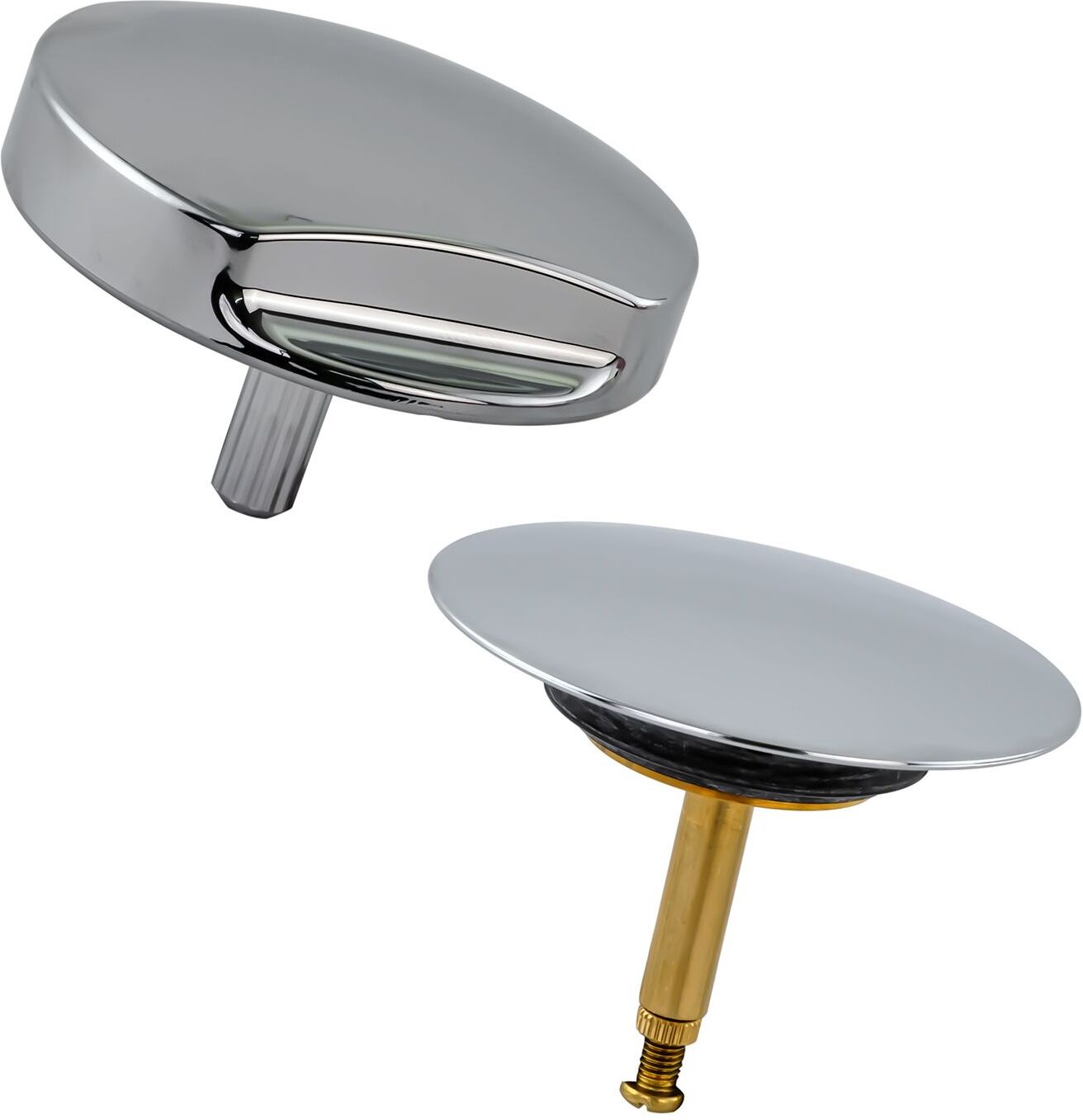 Duravit replacement chrome set for drain set 790545000001000