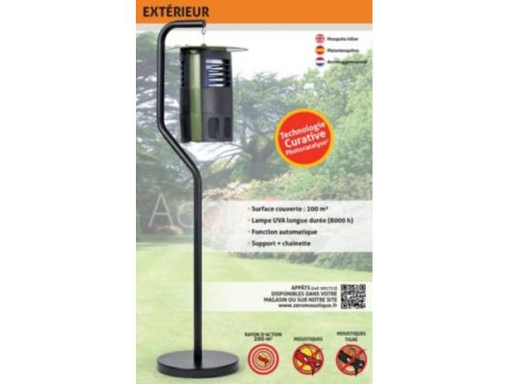 Zeromoustique - Piège À Moustique Extérieur Photocatalyse 002387