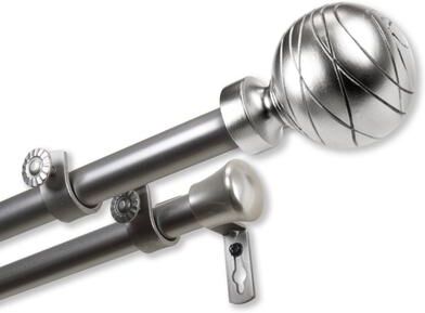InStyleDesign Desmond Adjustable Double Curtain Rod