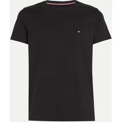 Rundhals T-Shirt Schwarz S