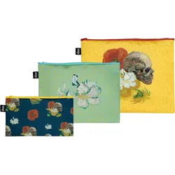 LOQI CiCLO Museum Van Gogh Museum Vincent Van Gogh Skull Taschen, 3 St.