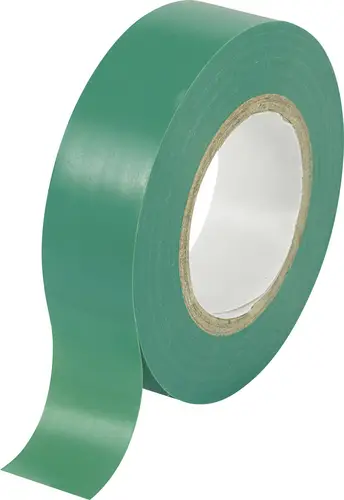 TRU COMPONENTS TC-10089960 Isolierband Grün (L x B) 20m x 19mm