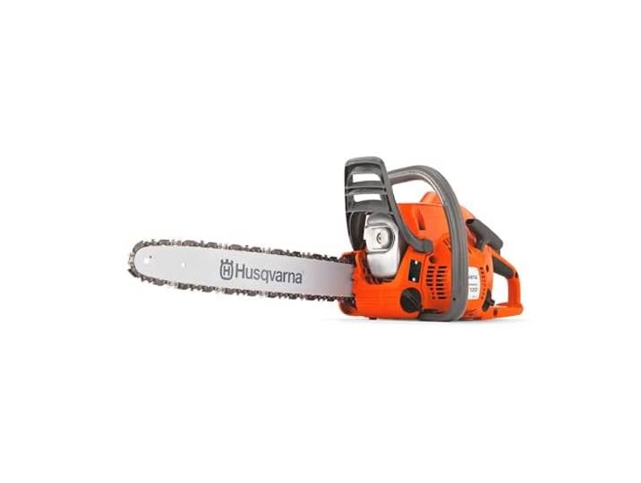 Husqvarna 120 Mark II Tronçonneuse Thermique Moteur X-Torq® 38\,2 cm³\, guide 14″ & chaîne H37