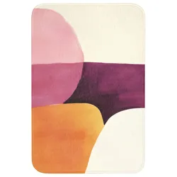 BADEMATTE Formen - Abstrakt - Farbenfroh 60x90 cm