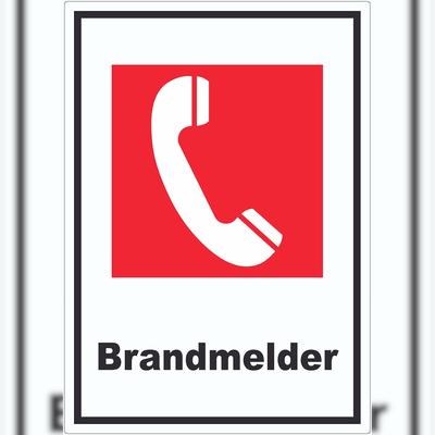HB-Druck Brandmelder Aufkleber A1 (594x841mm)