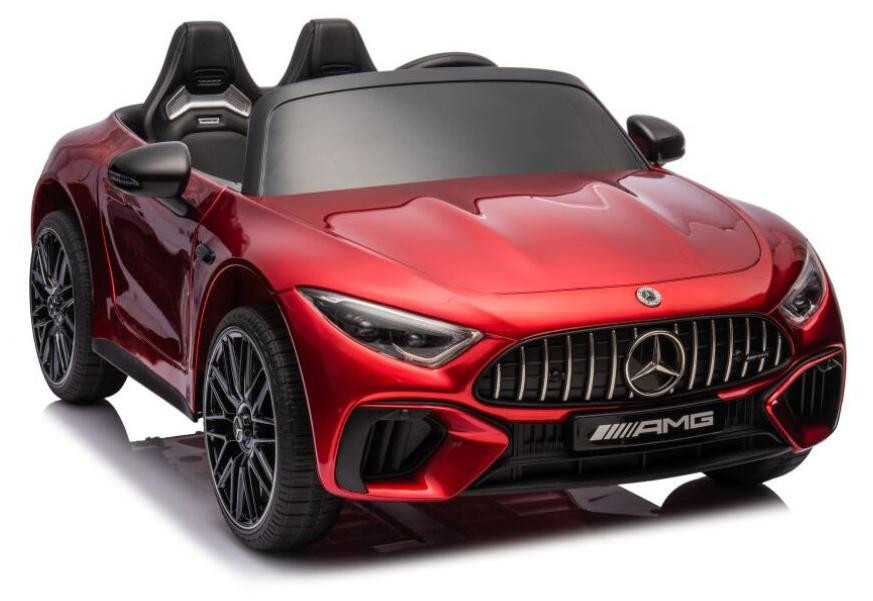 Leantoys Mercedes AMG SL63 elektrische auto rood