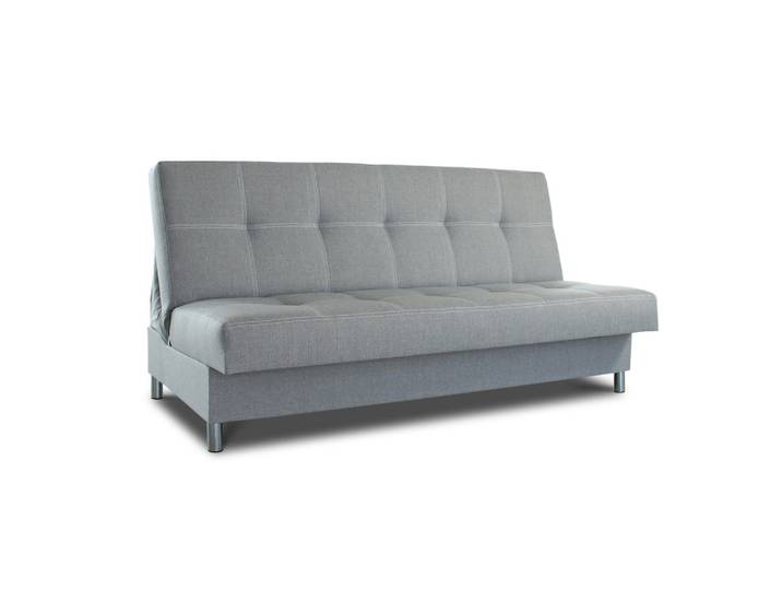 Schlafsofa Bella, Grau, Kunststoff, Rechteckig, 187x94x90 cm, Babymöbel & Kindermöbel, Kinderzimmer & Jugendzimmer, Schlafsofas