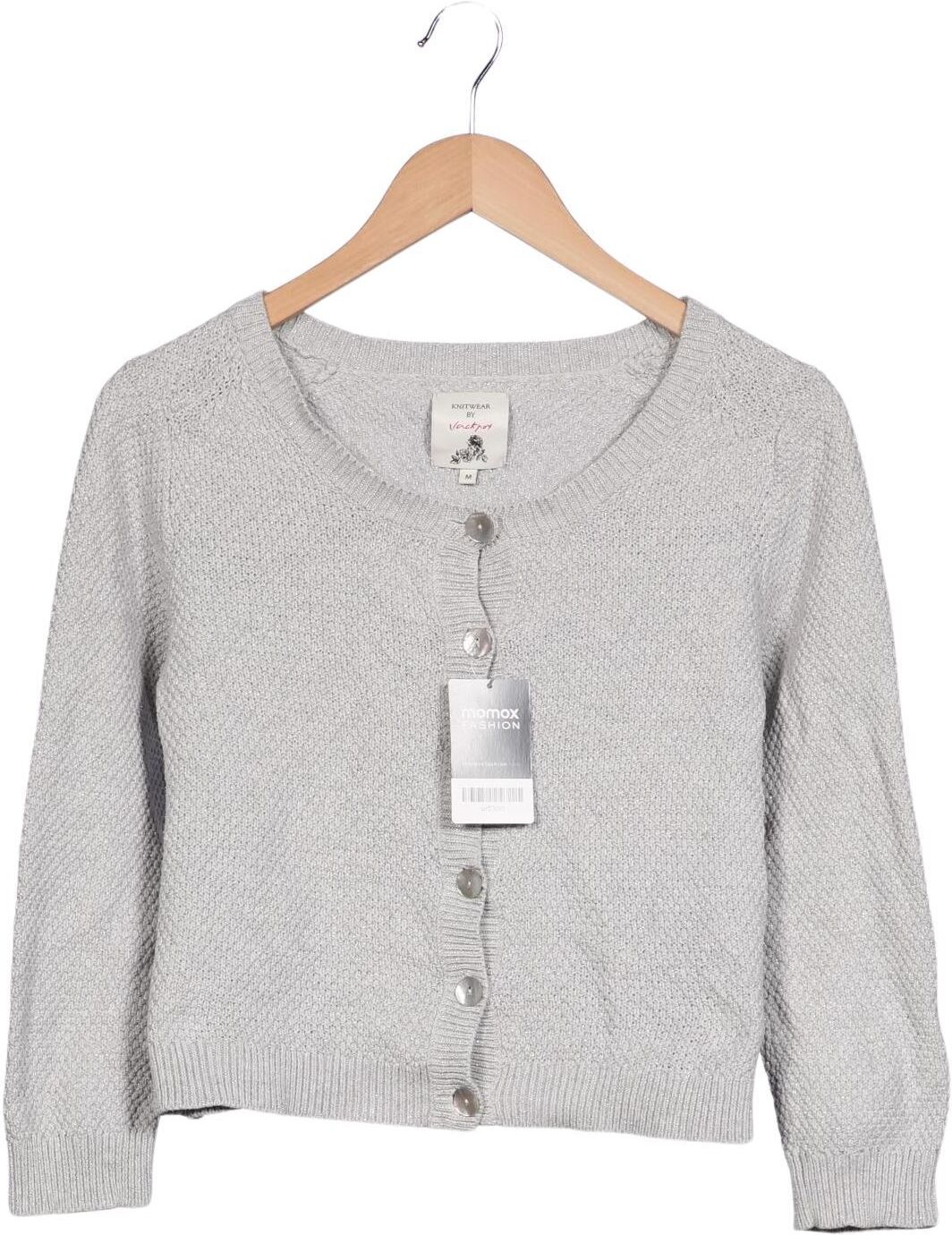Jackpot Damen Strickjacke, Grau, Gr. M, kein / Etikett - Second Hand