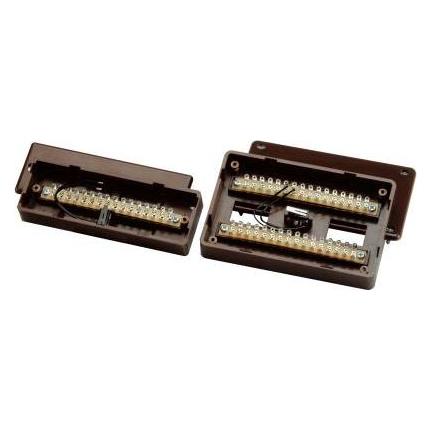 Abus Aufputz-Lötverteiler 16-polig VdS C (braun) (VT4000B)