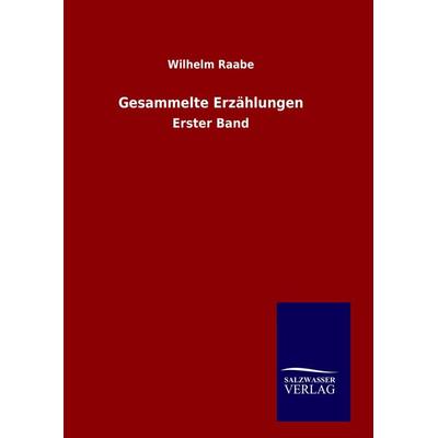 Gesammelte Erzählungen, Gebundene Ausgabe von Wilhelm Raabe, Salzwasser, 978-3-8460-9749-6