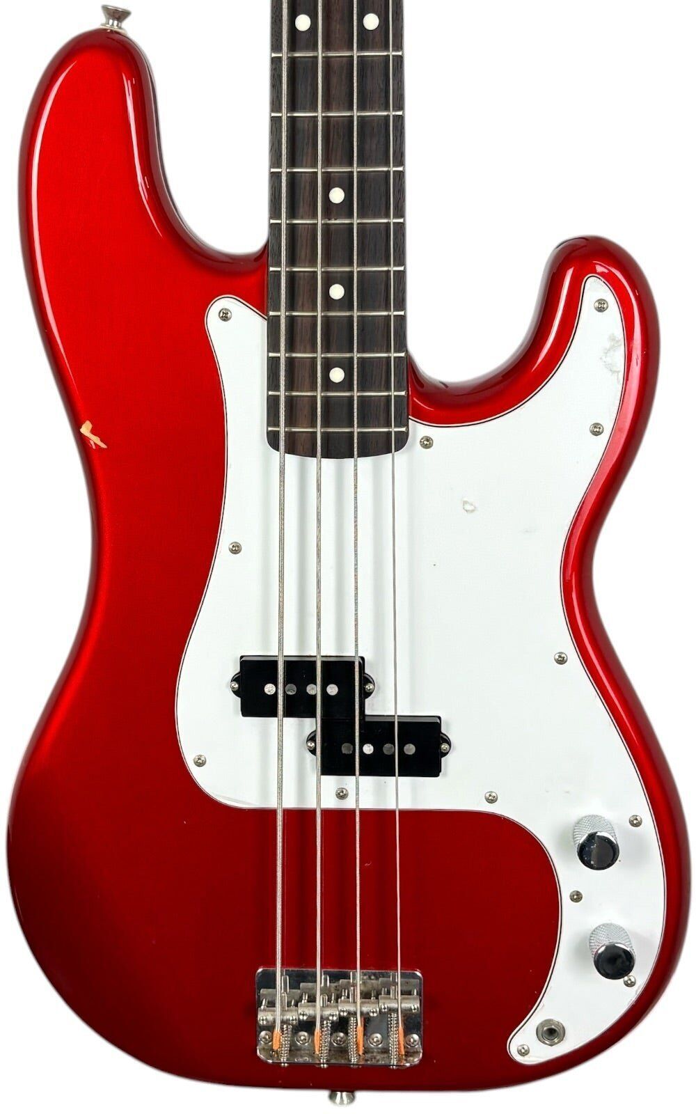 FGN Fujigen Japan J-Standard Jazz Bass 2009 - Candy Apple Rot   candy rot - Refurbished