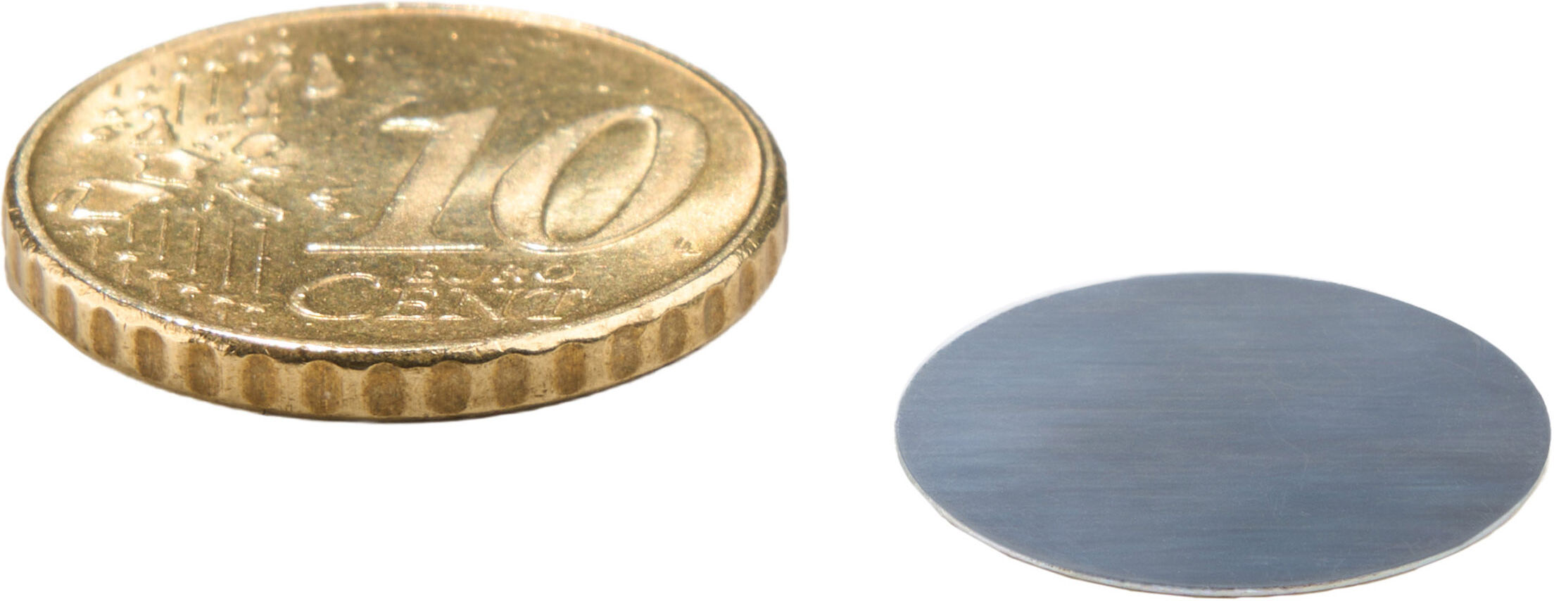 SPRINTIS 100 Unidades - Discos de metal 16 mm, acero, plata