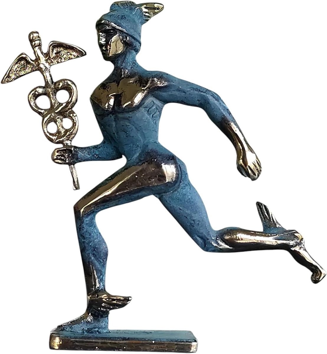 Handgemaakt Romeins Standbeeld Mythologische Figuur Huisdecoratie Brons Hoogte: 14 cm