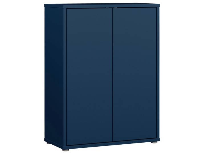 Modern Living Schuhschrank Alice Springs, Dunkelblau, Kunststoff, 4 Fächer, 74.5x99.1x34.9 cm, Typenauswahl, stehend, Garderobe, Schuhaufbewahrung, Schuhschränke