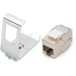 DIGITUS Hutschienenadapter für 1x Keystone Module
