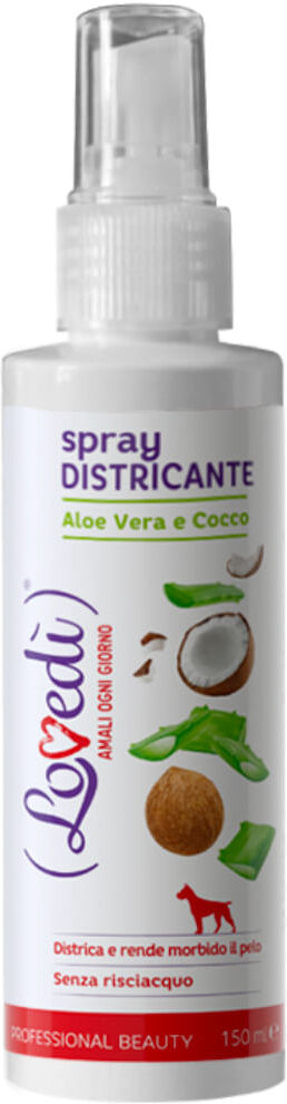 LOVEDI Lovedì Dog Spray Districante con Aloe Vera e Cocco 150ML