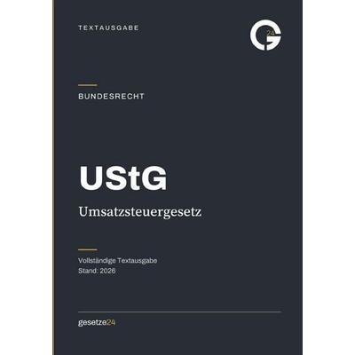 UStG – Umsatzsteuergesetz, Taschenbuch von Gesetze24 Deutschland, Epubli, 978-3-565-62934-3