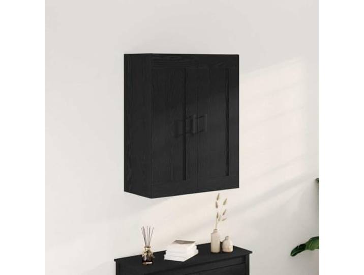 Robuster Wandschrank aus Holzwerkstoff mit Stauraum und Zinklegierung Griffen, eleganter Wandschrank für Inneneinrichtung als Zeitloser für Wohnbereich, Wandmontage Schwebeschrank